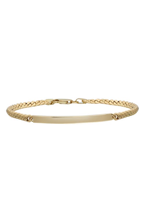 Bony Levy Men's 14K Gold ID Bracelet in 14K Yellow Gold 
