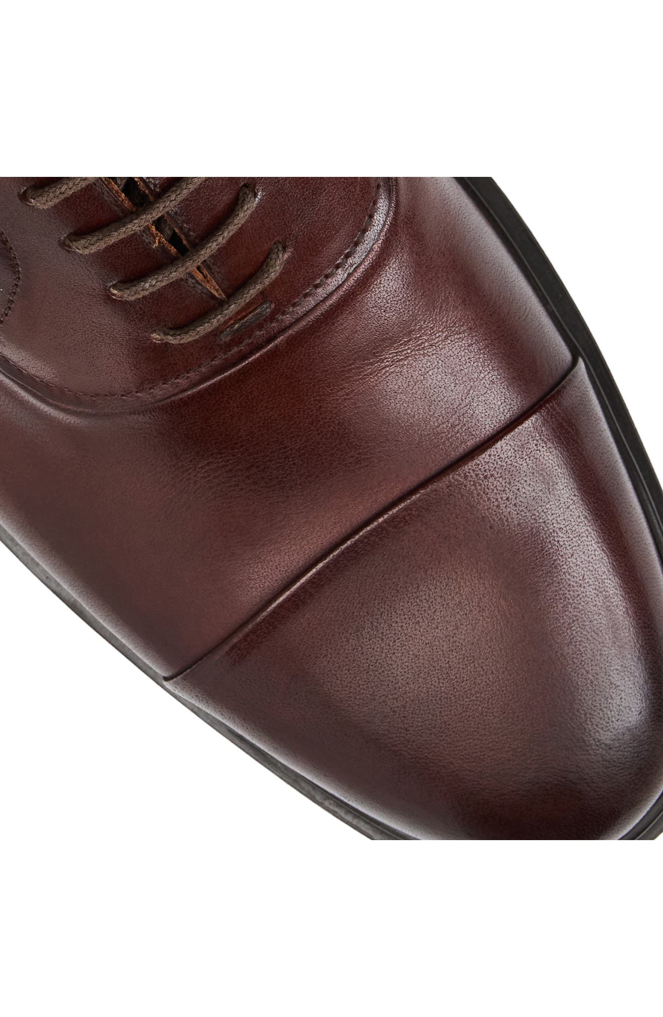 Aero Porto Cap Toe Oxford, Alternate, color, MOKA CALF