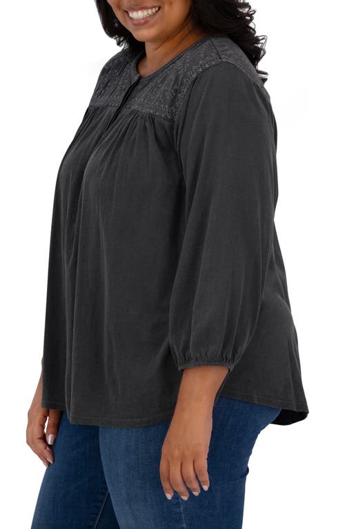 Lucky Brand Embroidered Top