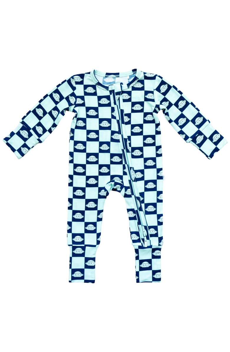 Laree + Co Rowen Convertible Footie, Main, color, Light Blue