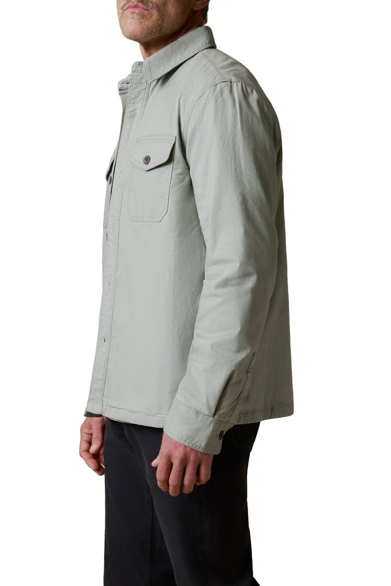 Lakeside Stretch Organic Cotton CPO Jacket, Alternate, color, COASTAL SAGE