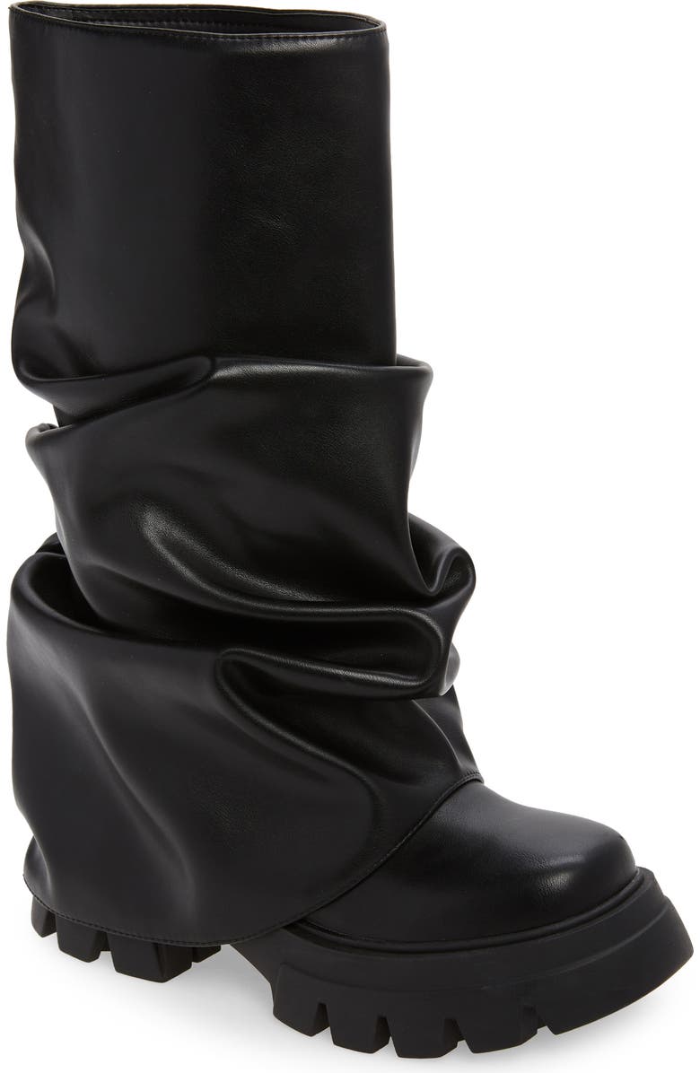 AZALEA WANG Mate Lug Sole Boot, Main, color,