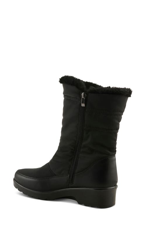 Flexus By Spring Step Tacey Waterproof Winter Boot In Black
