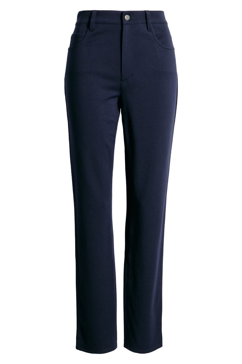 High Waist Slim Fit Jeans, Alternate, color, INK