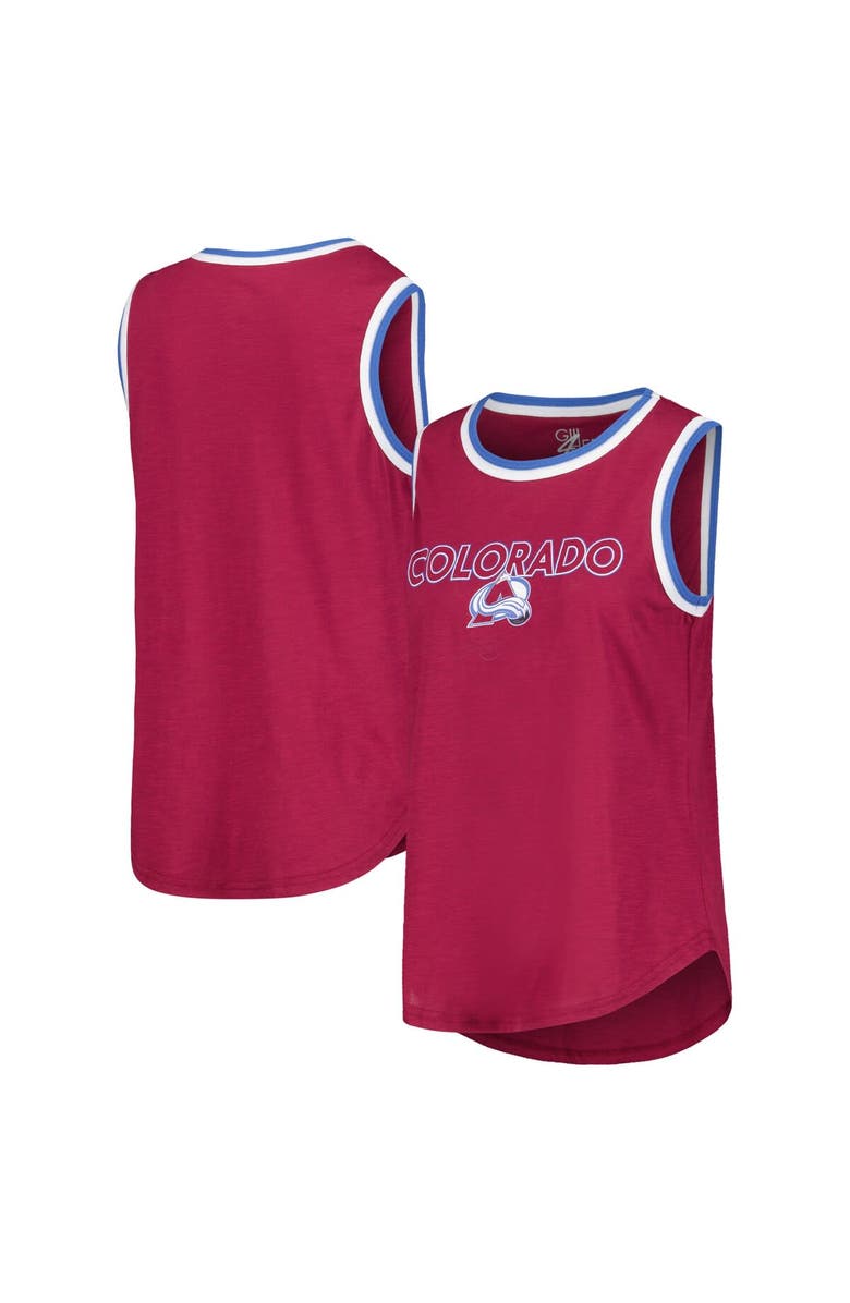 G-III 4HER BY CARL BANKS Women's G-III 4Her by Carl Banks Burgundy Colorado Avalanche Strategy Tank Top, Main, color, Burgundy