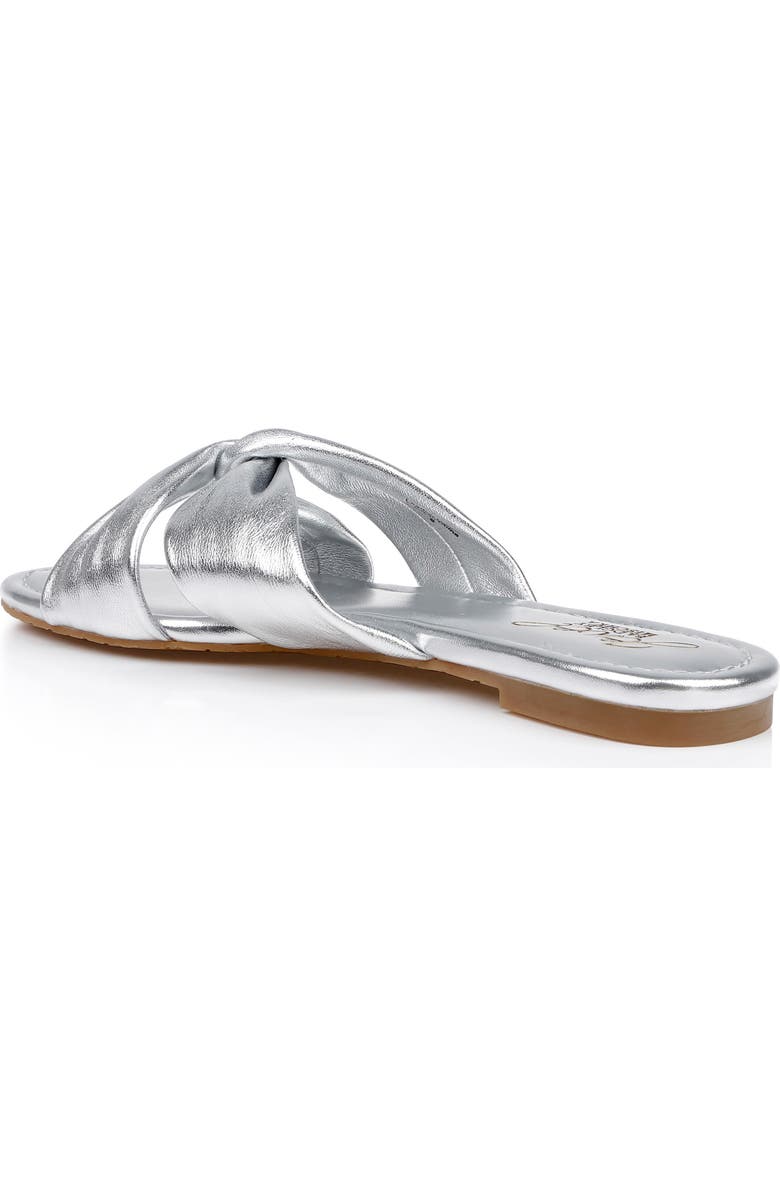 Jewel Badgley Mischka Nicolet Sandal, Alternate, color, Silver Leather