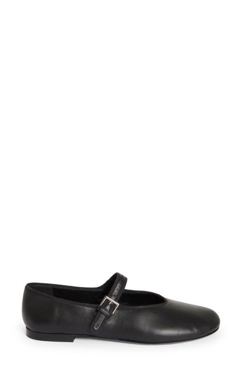 The Row Boheme Leather Mary Jane Flats