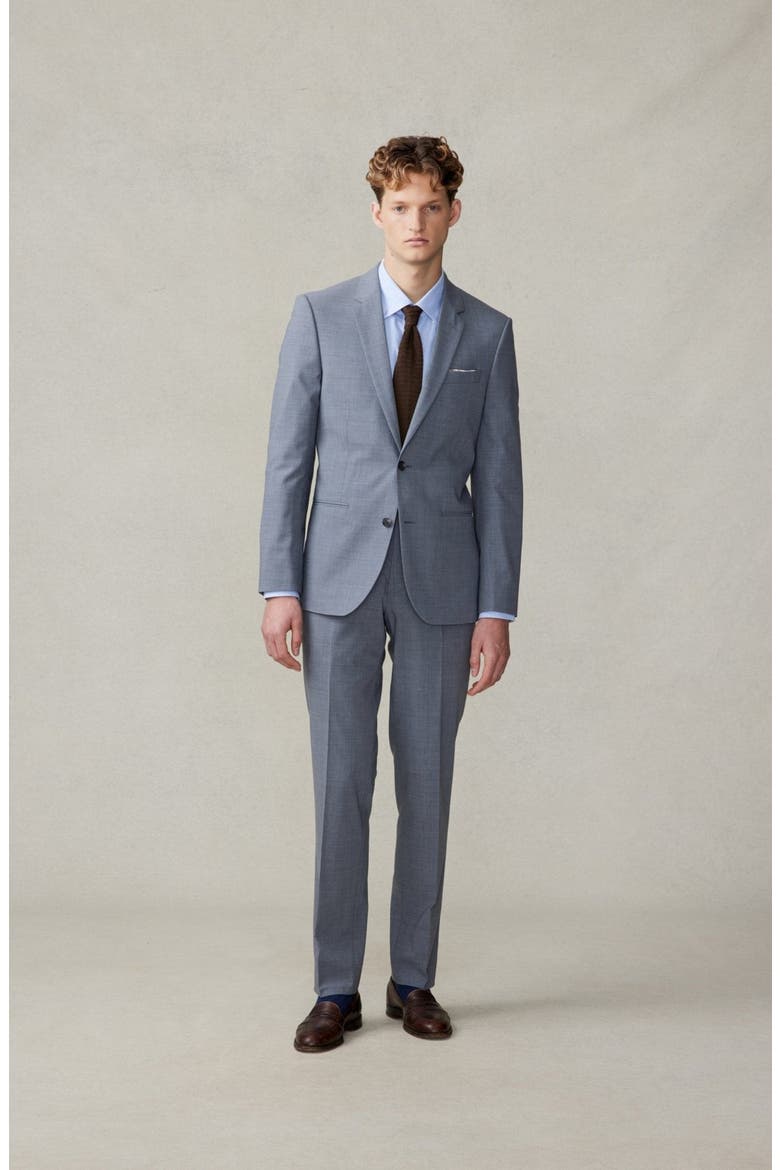Essential Suit Jacket, Alternate, color, Slate Grey