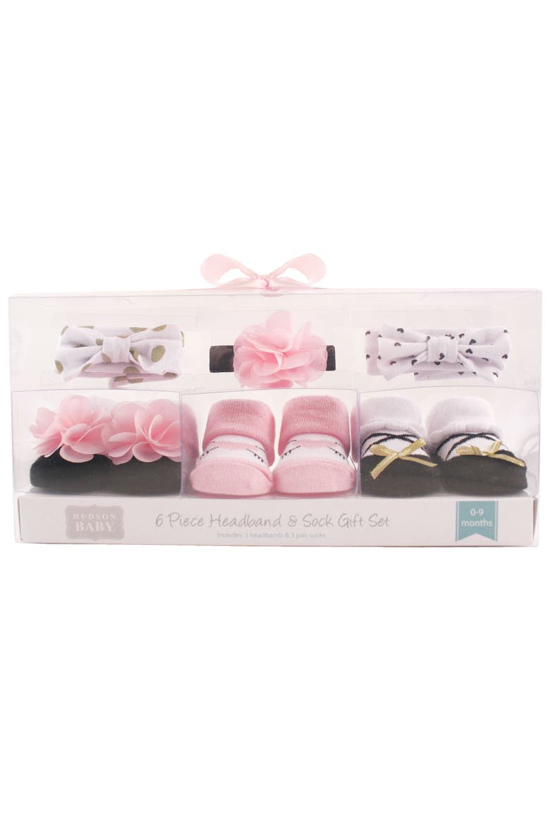 Headband and Socks Giftset, Alternate, color, Heart