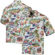 Reyn Spooner Men's Reyn Spooner White Chicago Cubs Scenic Button-Up Shirt