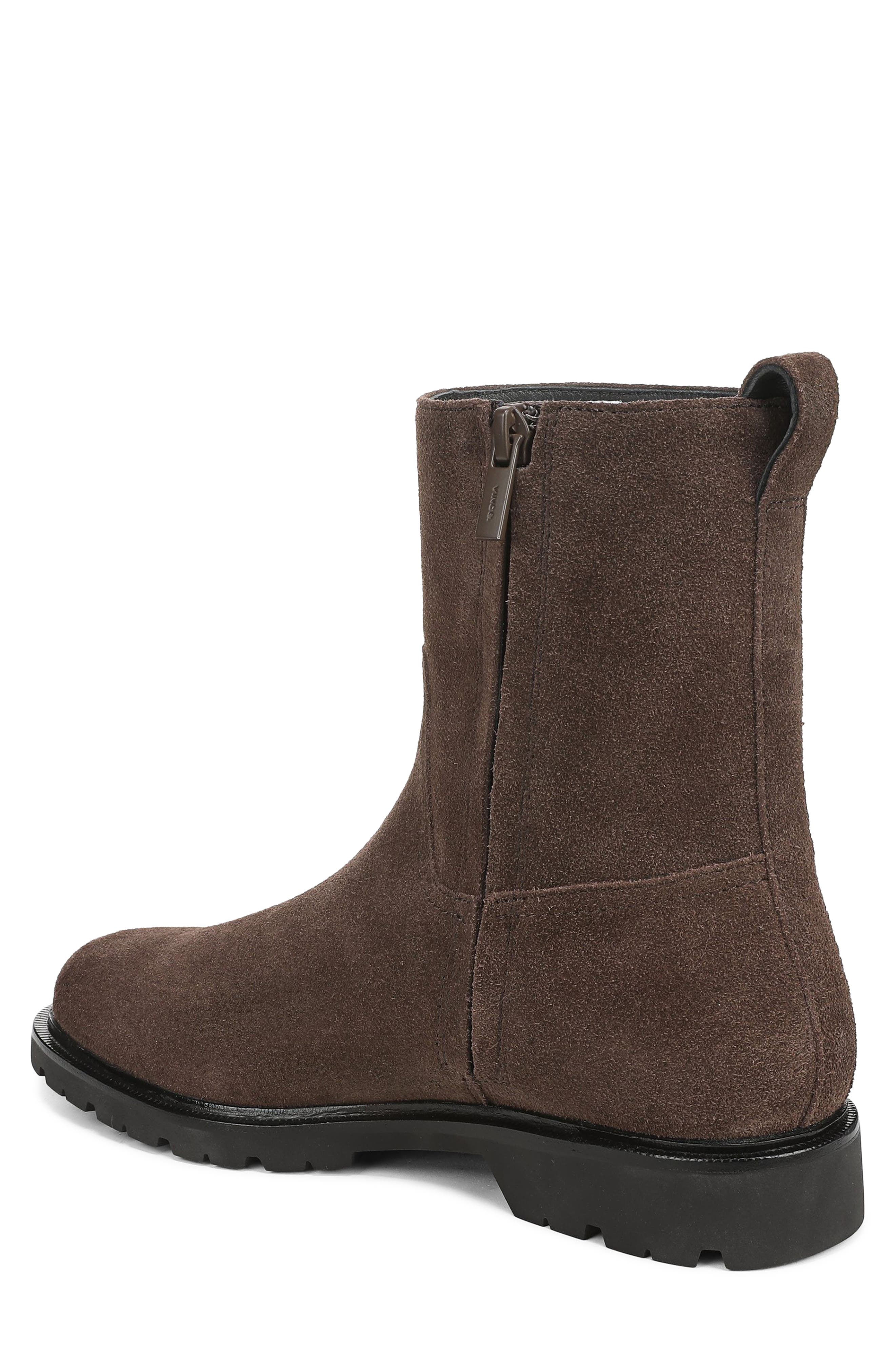 Sidney Lug Sole Boot, Alternate, color, CACAO BROWN LEATHER