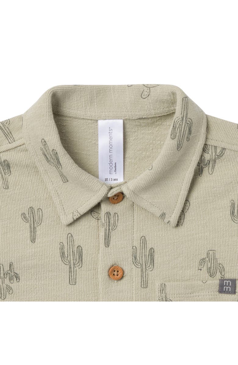 Modern Moments<sup>™</sup> by Gerber Resort Shirt and Shorts Set, Alternate, color, Green