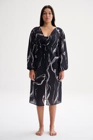 Nelblu Swimwear Marble Wrap Dress
