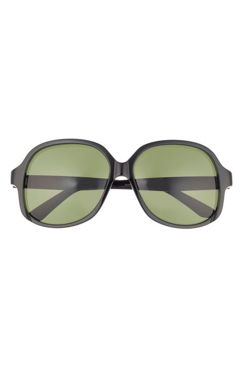 50mm Polarized Round Sunglasses
