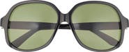 Valentino 50mm Polarized Round Sunglasses
