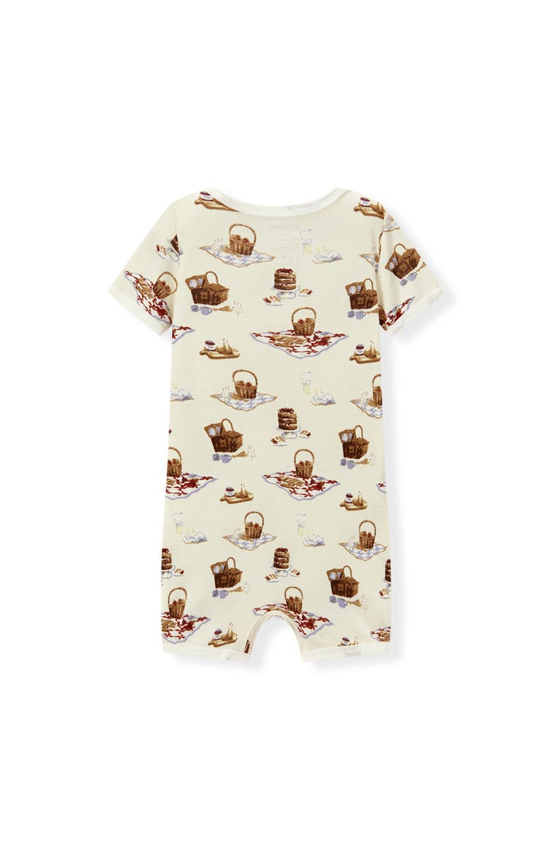 Milkbarn Organic Cotton Shortall, Alternate, color, Picnic