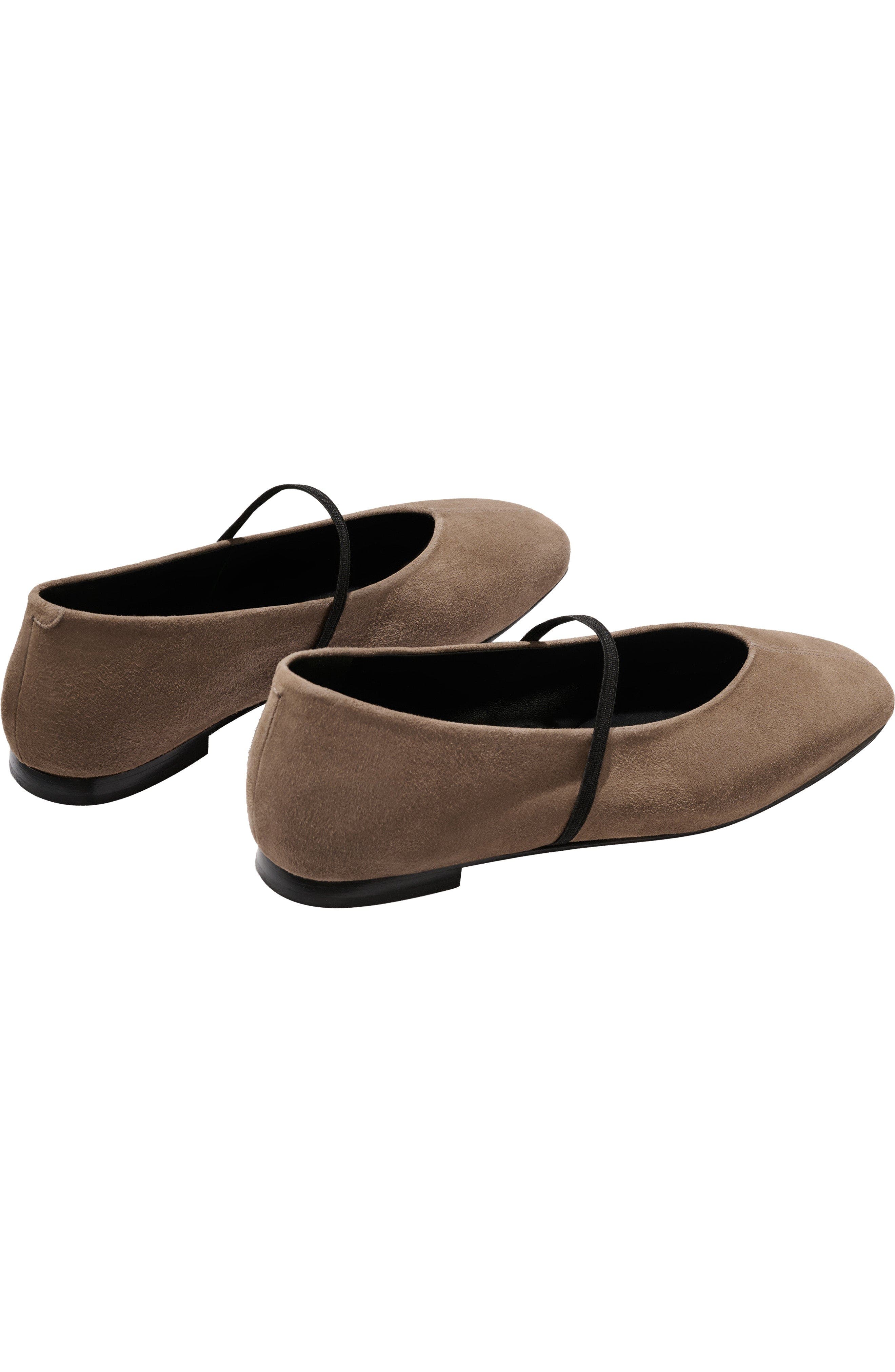 MARGAUX The Phoebe Flats, Alternate, color, Mushroom Suede