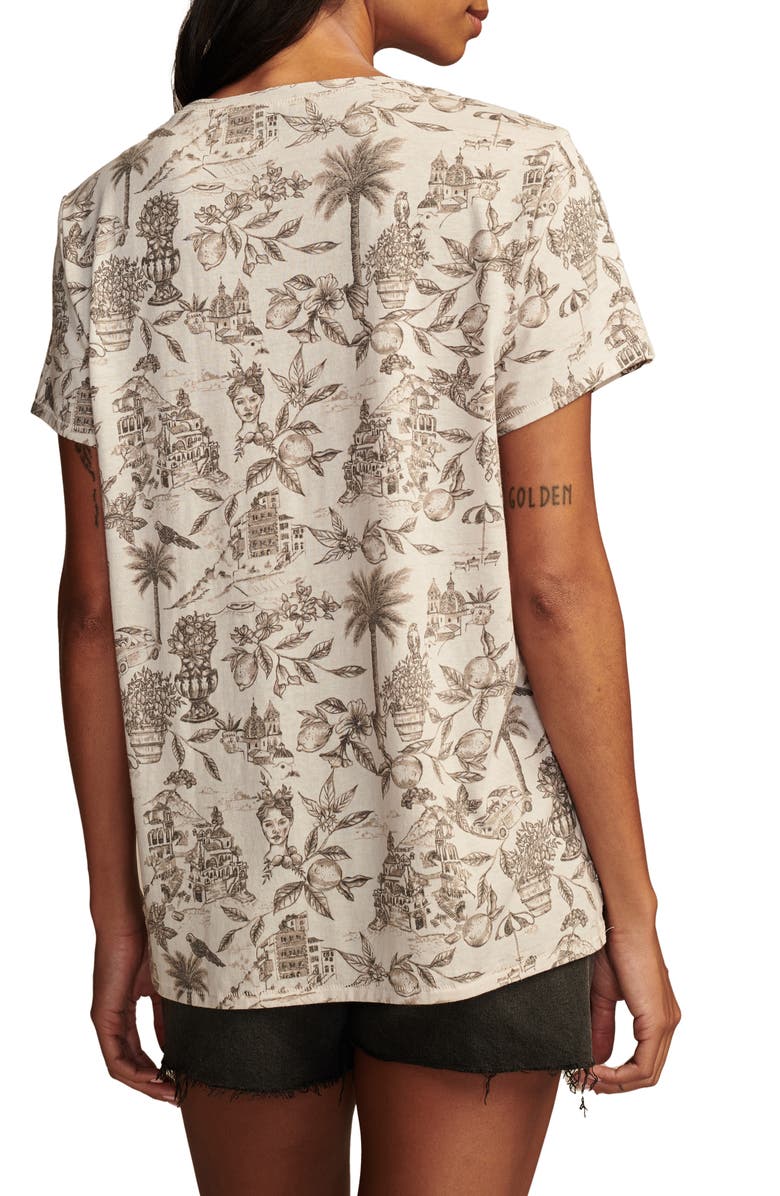 Lucky Brand Print T-Shirt, Alternate, color, 
