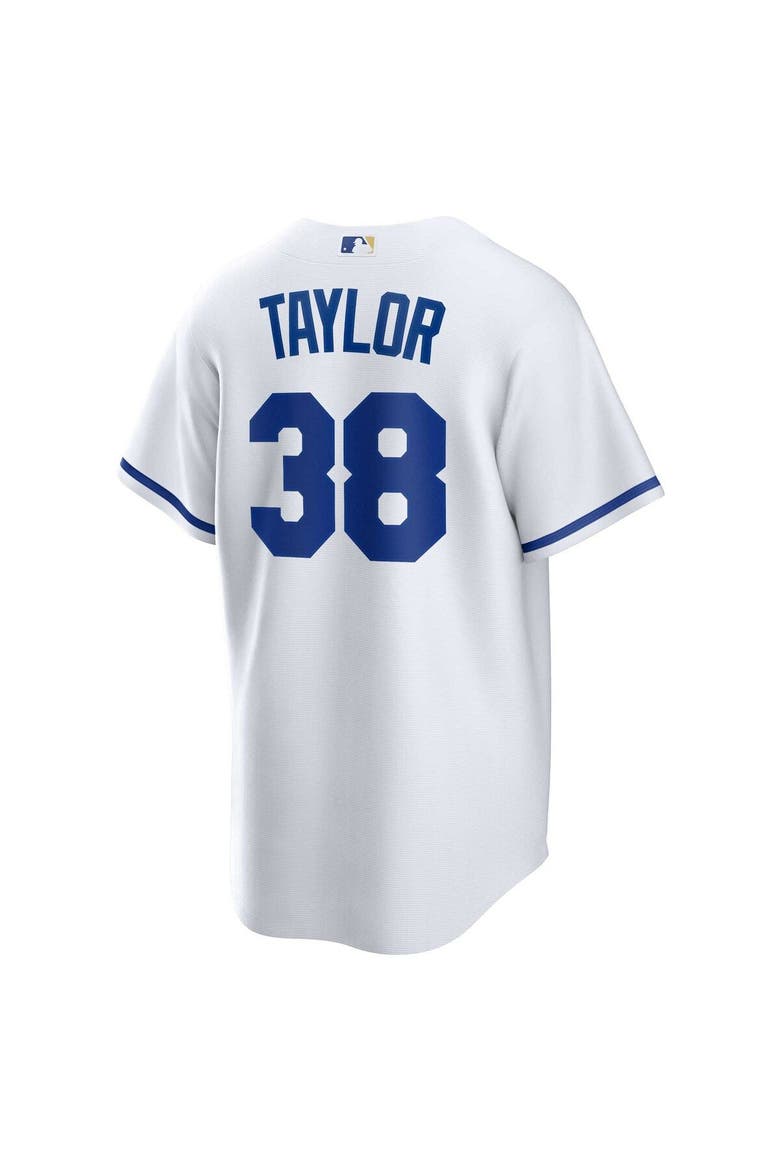 Men's Nike Josh Taylor White Kansas City Royals Home Replica Player Jersey, Alternate, color, White