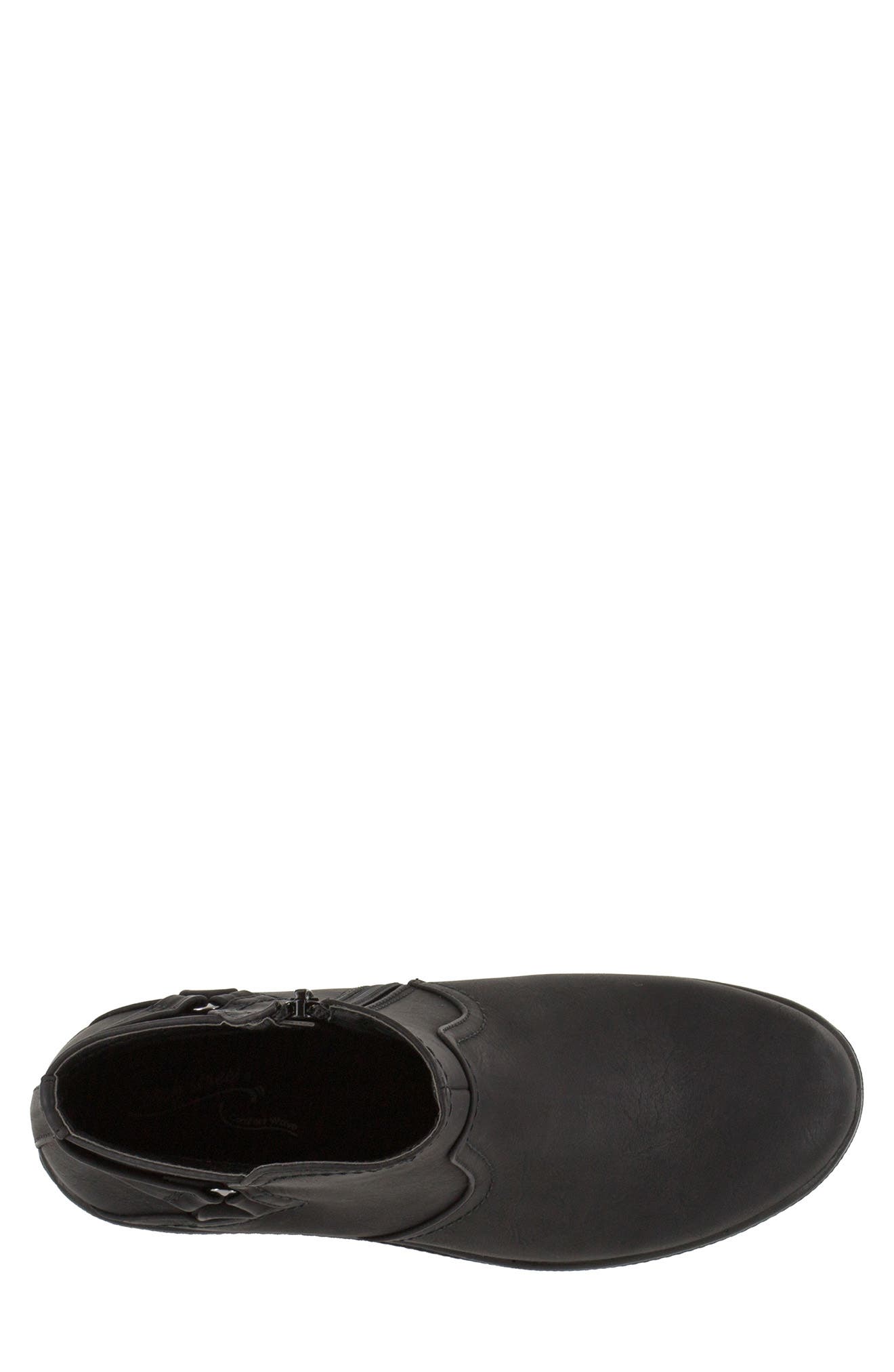 Dawnta Side Zip Boot, Alternate, color, BLACK MATTE
