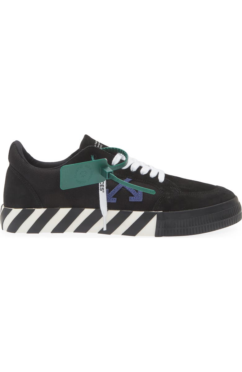 Off-White <p>Low Vulcanized Sneaker (Men)</p>, Alternate, color, Black Navy Blue