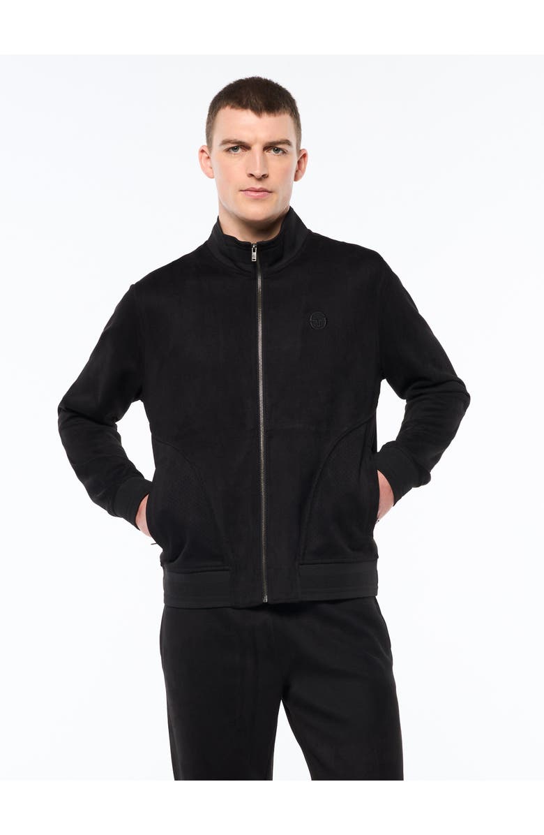 Sergio Tacchini Camoscio Track Jacket, Main, color, Black Beauty