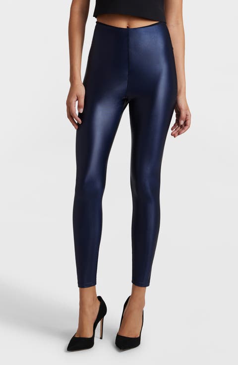 Matte Metallic Leggings