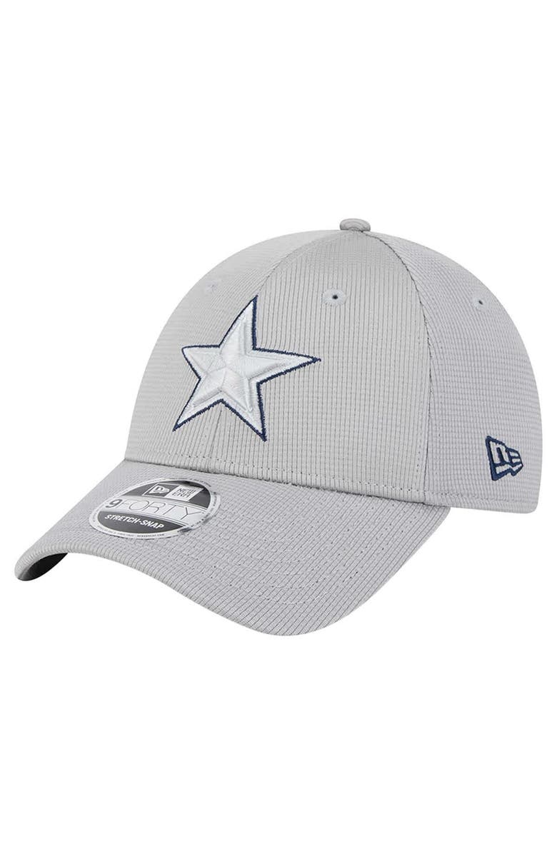 New Era Men's New Era Gray Dallas Cowboys Pivot 9FORTY Adjustable Hat, Main, color, Gray