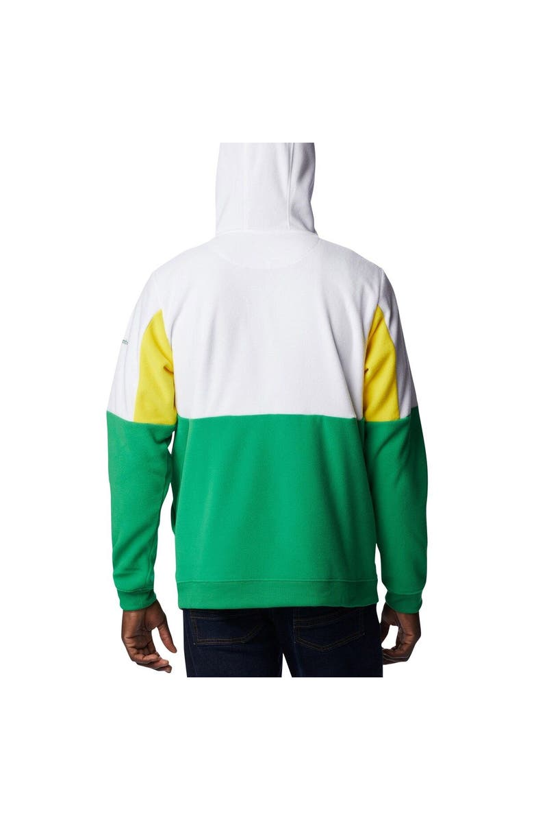 Columbia Men's Columbia Green Oregon Ducks Lodge Quarter-Zip Hoodie, Alternate, color, 