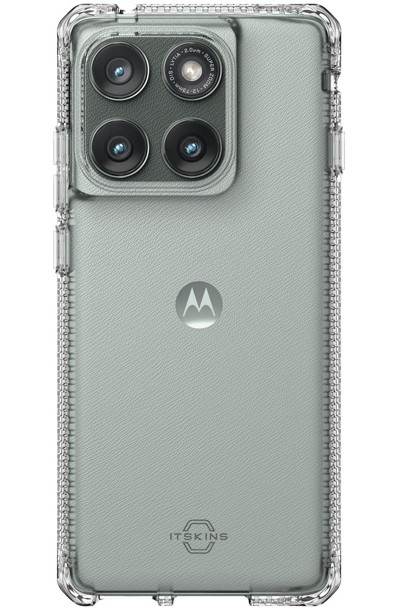 ITSkins Spectrum_R Clear Case for Motorola Moto Edge, Alternate, color, Clear