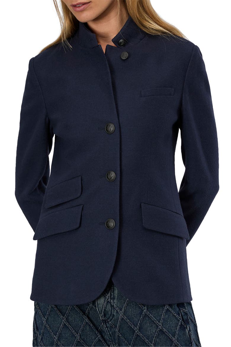 Slade Wool Blazer, Main, color, NAVY
