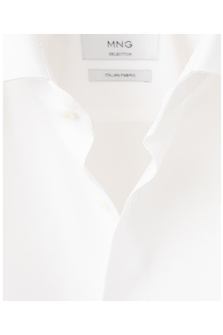 Slim Fit Cotton Button-Up Shirt, Alternate, color, WHITE