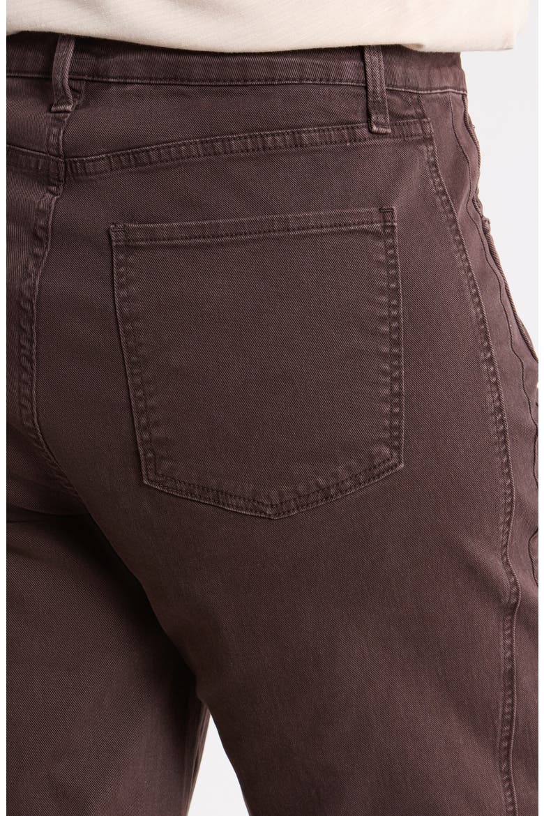Meg High Waist Wide Leg Jeans, Alternate, color, CHOCOLATE