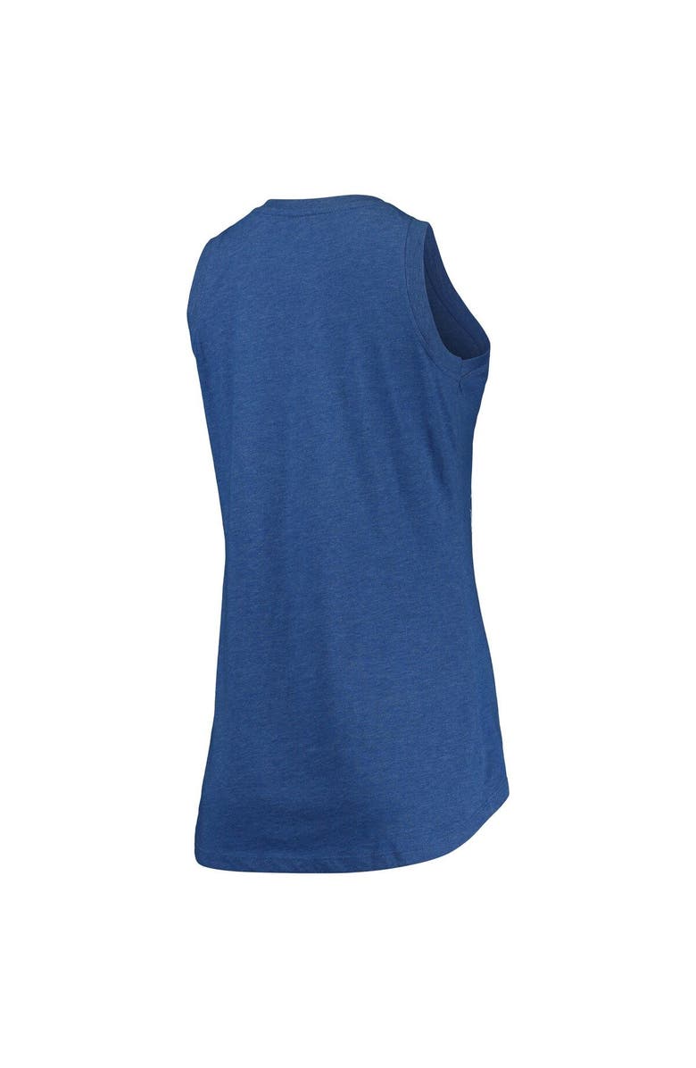 PRESSBOX Women's Pressbox Royal Kentucky Wildcats Ferris Melange V-Neck Tank Top, Alternate, color, 