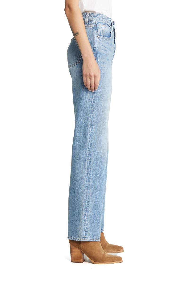 SLVRLAKE London High Waist Straight Leg Jeans, Alternate, color, 