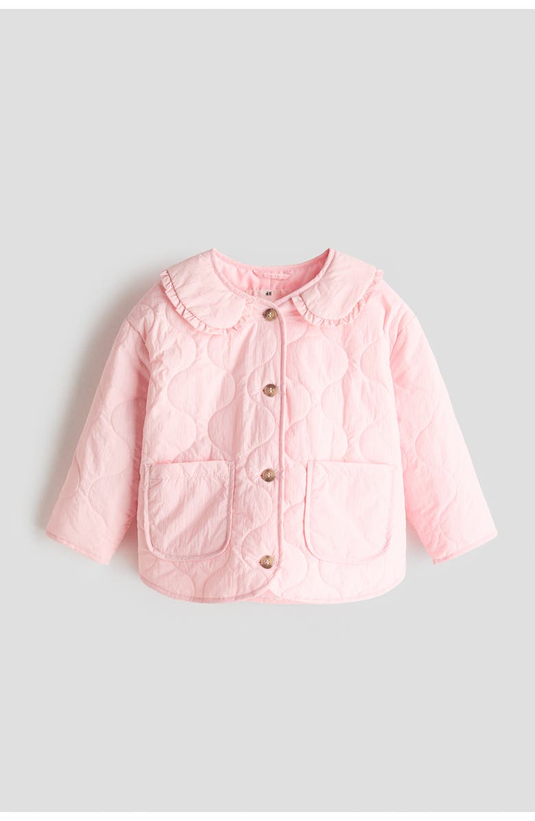 H&M Quilted Jacket, Main, color, Light Pink