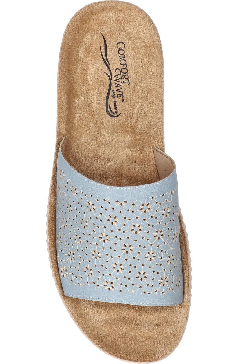 EASY STREET Ivey Platform Sandal, Alternate, color, Light Blue