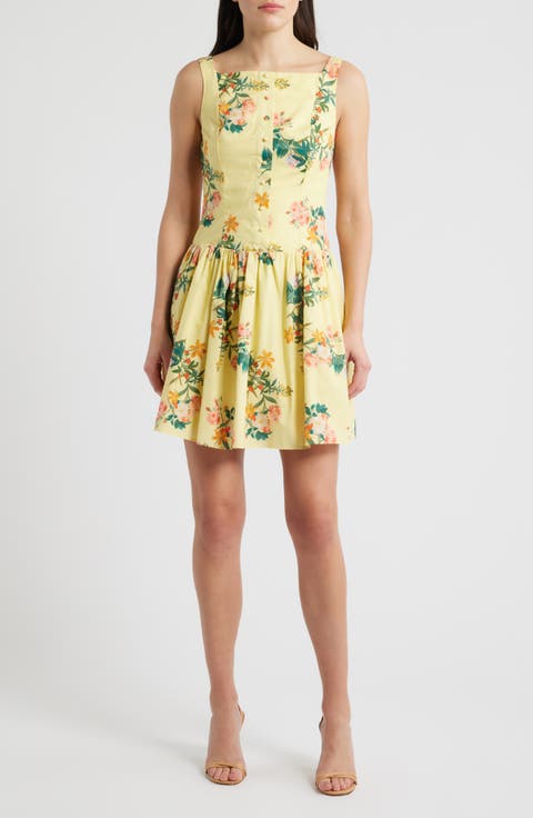 Fit & Flare Poplin Dress