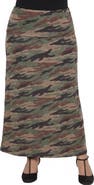 24seven Comfort Apparel Essential Curvy Paisley Floral Bell Bottom Foldover Waist Sweatpants
