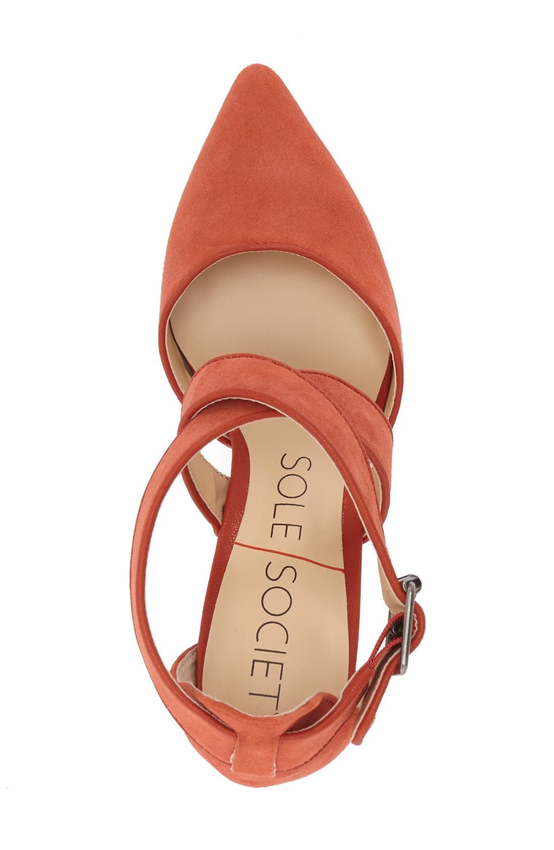 'Tamra' Pointy Toe Pump, Alternate, color, PAPRIKA KID SUEDE