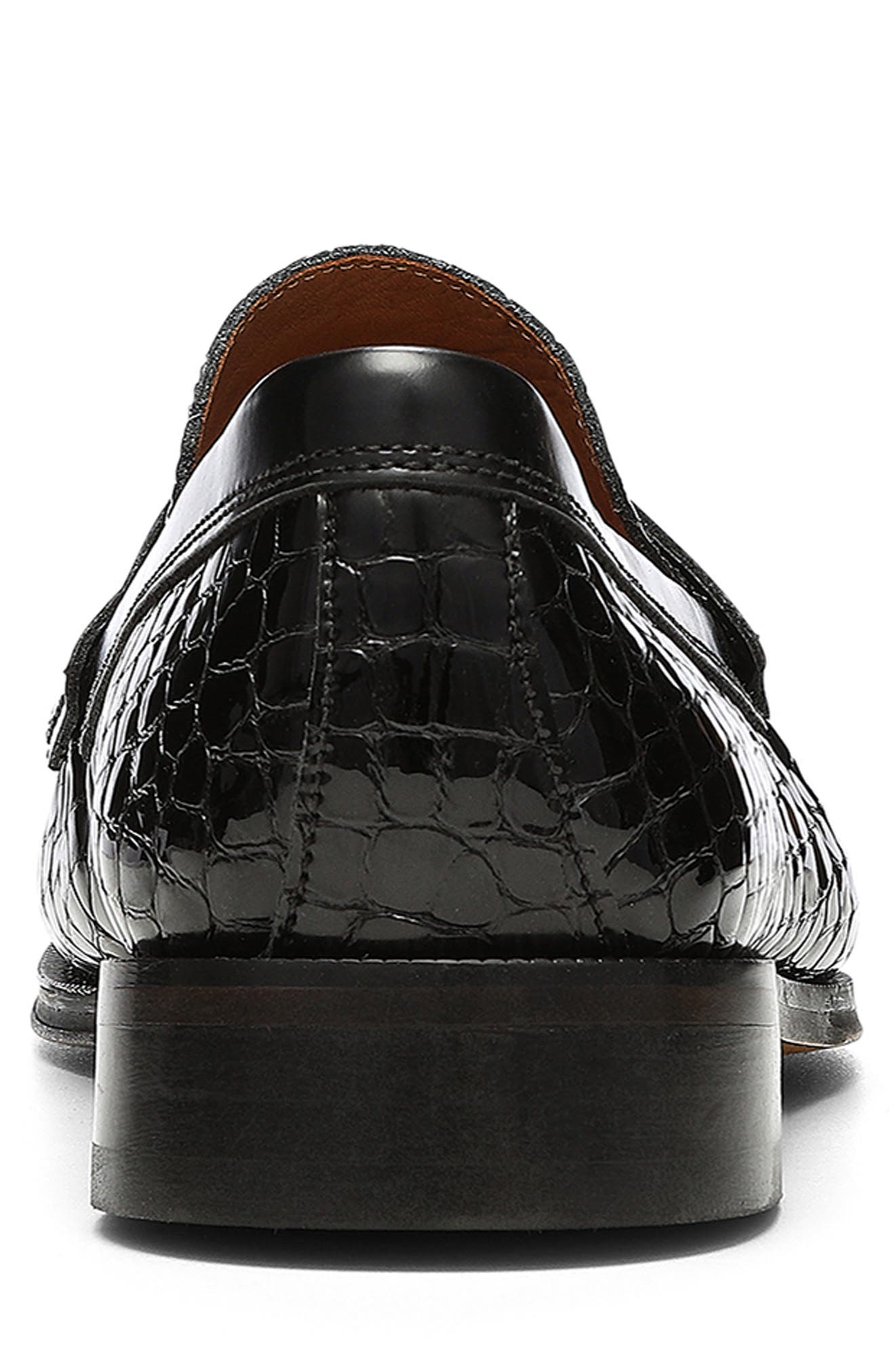 Donald Pliner Miles Croc Embossed Loafer, Alternate, color, 