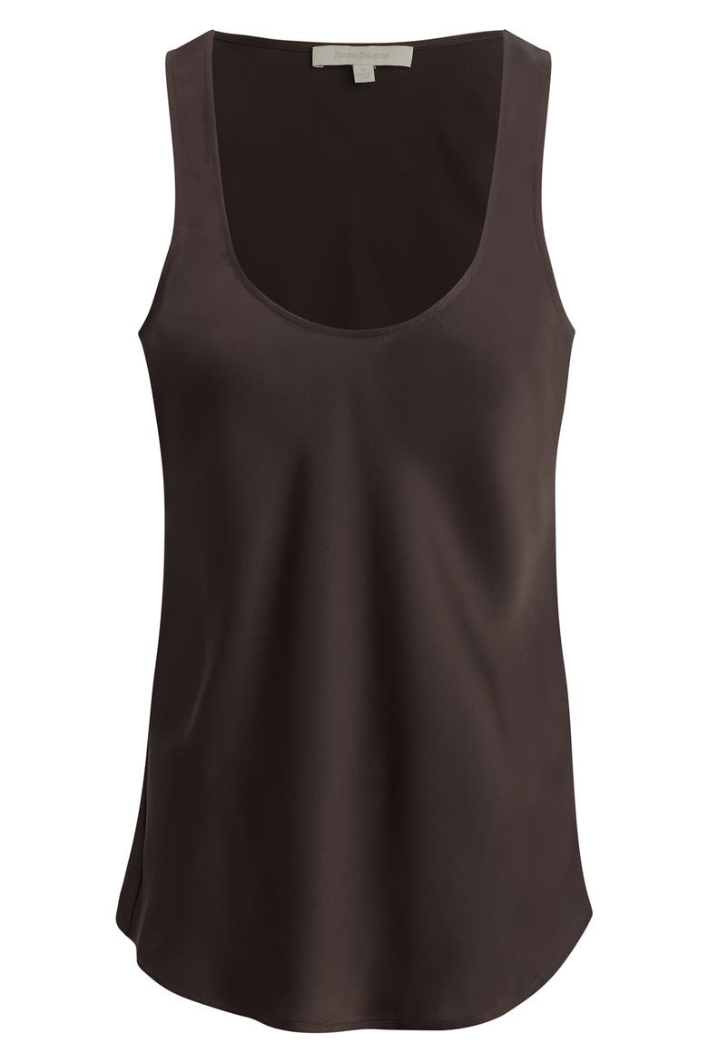 The Clean Cut Tank, Alternate, color, ESPRESSO