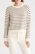 French Connection Mozart Stripe Crewneck Sweater