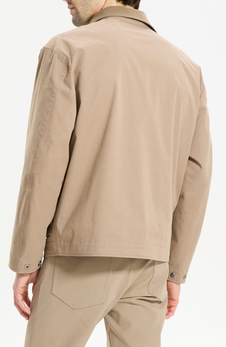 Theory Peach Cotton Blend Utility Jacket, Alternate, color, Feather