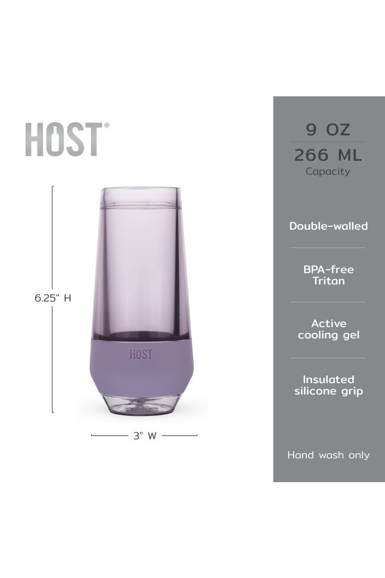 Champagne FREEZE Cooling Cup Set of 2, Alternate, color, Deep Lilac