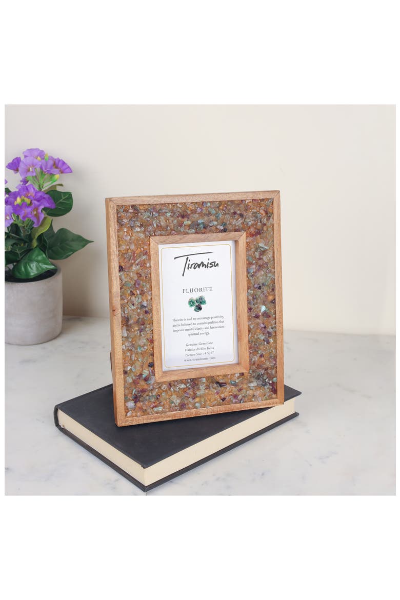 Gemstone Picture Frame, Alternate, color, BEIGE MULTI