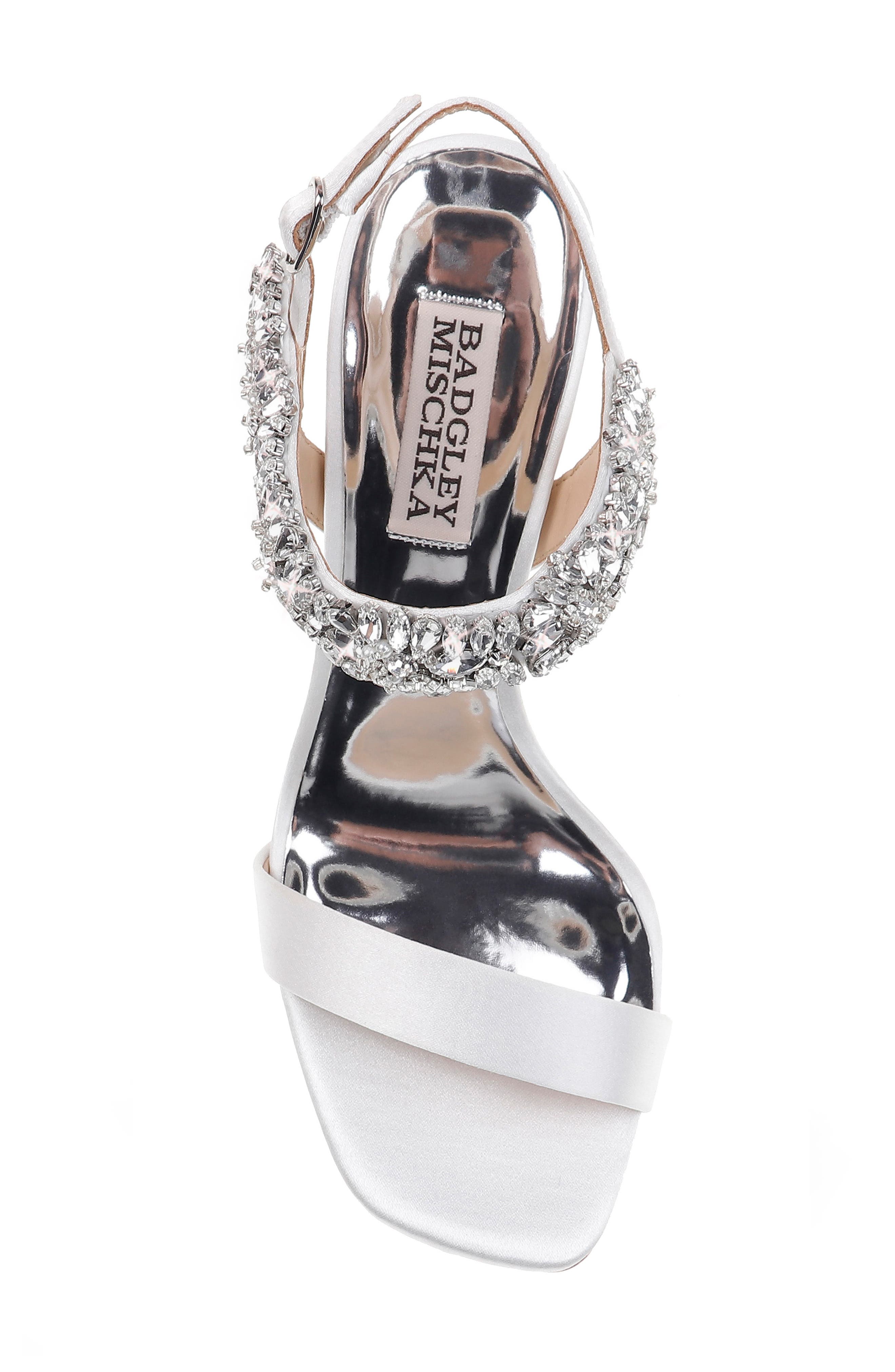 Badgley Mischka Collection Badgley Mischka Lilly Embellished Sandal, Alternate, color, 