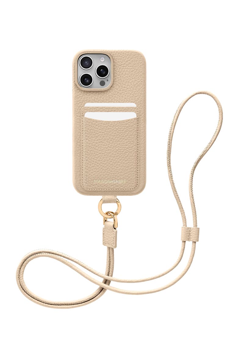 Sling Phone Case iPhone 16 Pro, Alternate, color, Saharan Nude