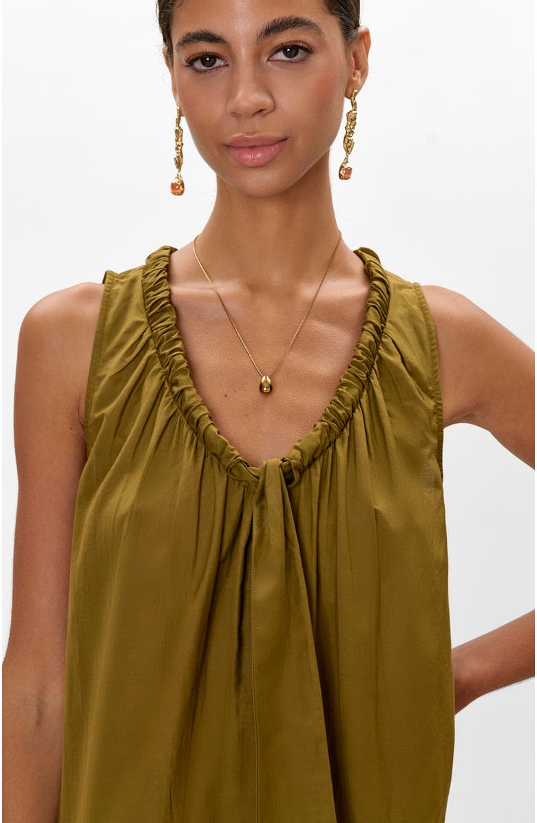Rebecca Taylor Lilou Sleeveless Dress, Alternate, color, Leaf Green