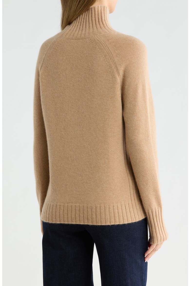 Isla Turtleneck Sweater, Alternate, color, TEAK